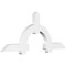 Ekena Millwork Ericson Architectural Grade PVC Gable Bracket, 84"W x 35"H x 4"D x 6"F, 10/12 Pitch GBP084X35X0406ERI00 - alternate 1